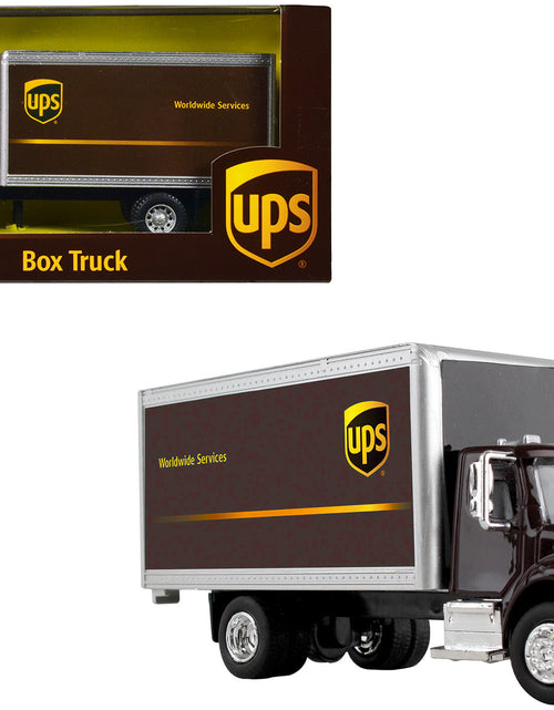 Load image into Gallery viewer, UPS Box Truck Brown "UPS Worldwide Services" 1/50 Diecast Model by Daron
