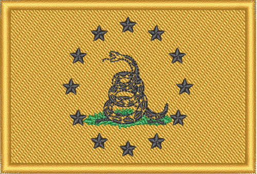 Load image into Gallery viewer, Gadsden 13 Star Flag Morale Patch by Proud Libertarian
