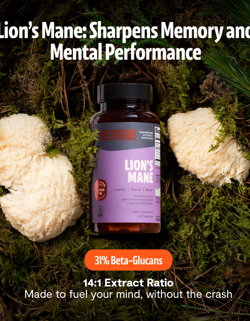 Load image into Gallery viewer, Organic Lion’s Mane Capsules

