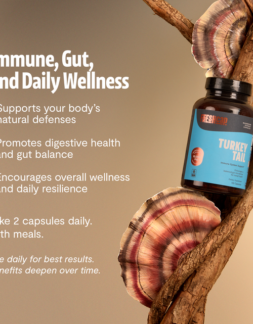 Load image into Gallery viewer, Organic Turkey Tail Mushroom Capsules
