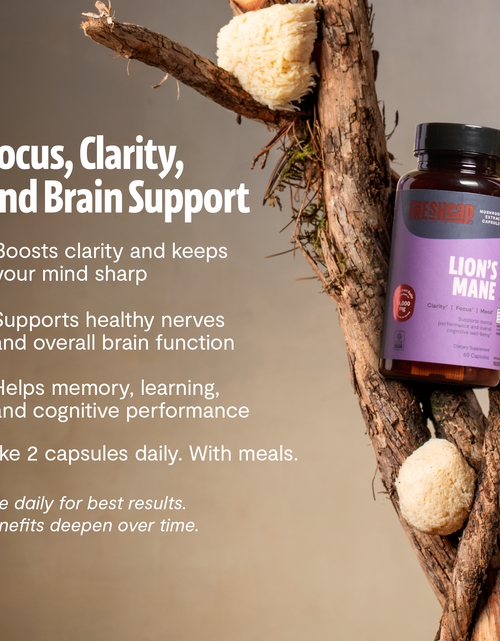 Load image into Gallery viewer, Organic Lion’s Mane Capsules
