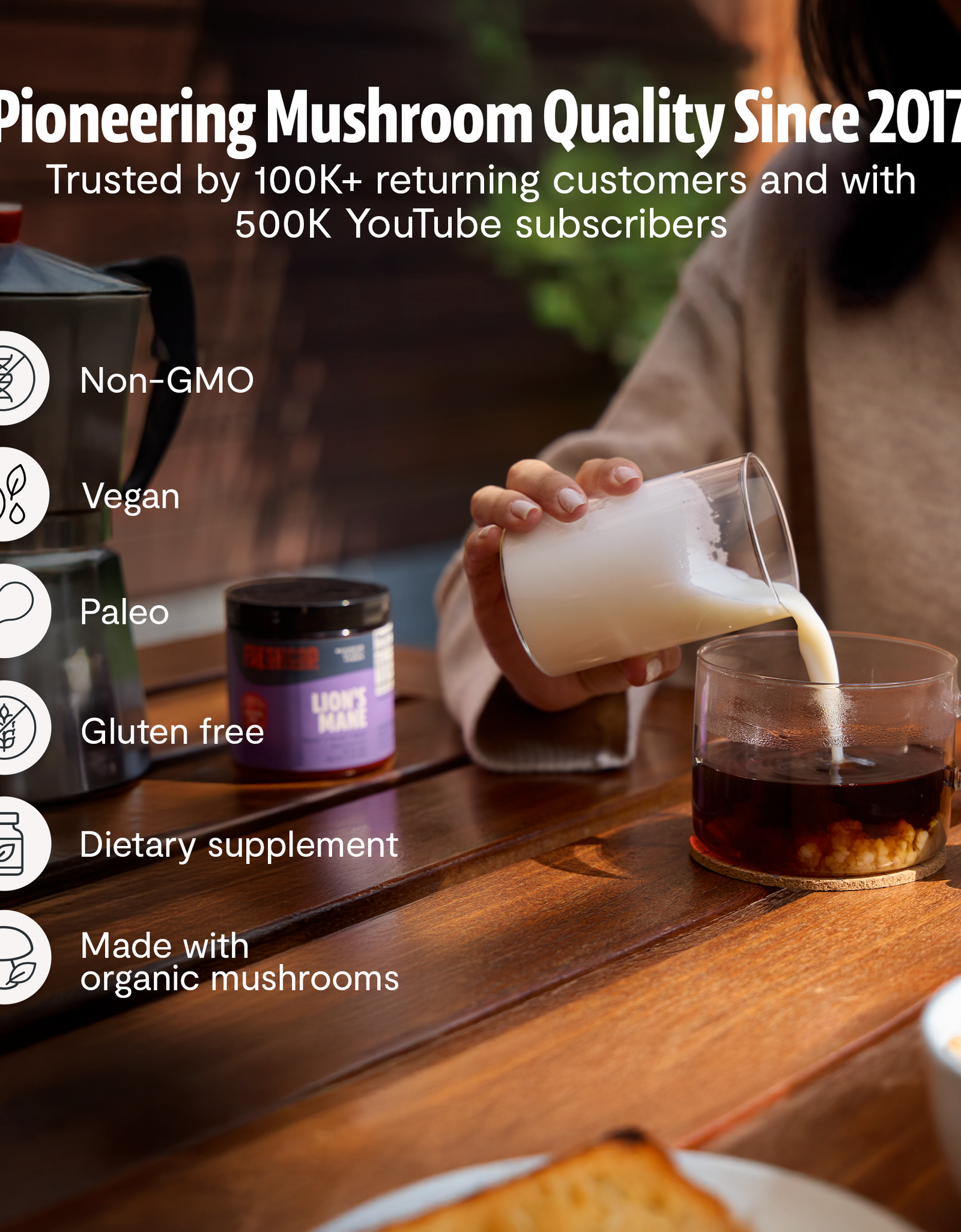 Organic Lion’s Mane Mushroom Powder