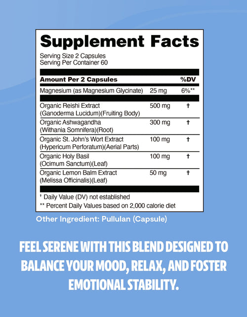 Load image into Gallery viewer, Calm Blend Capsules, 120 count
