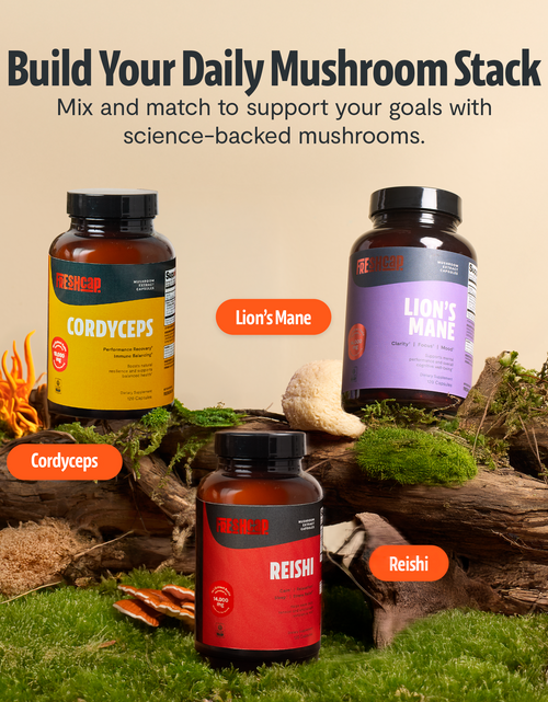 Load image into Gallery viewer, Organic Cordyceps Mushroom Supplement Capsules

