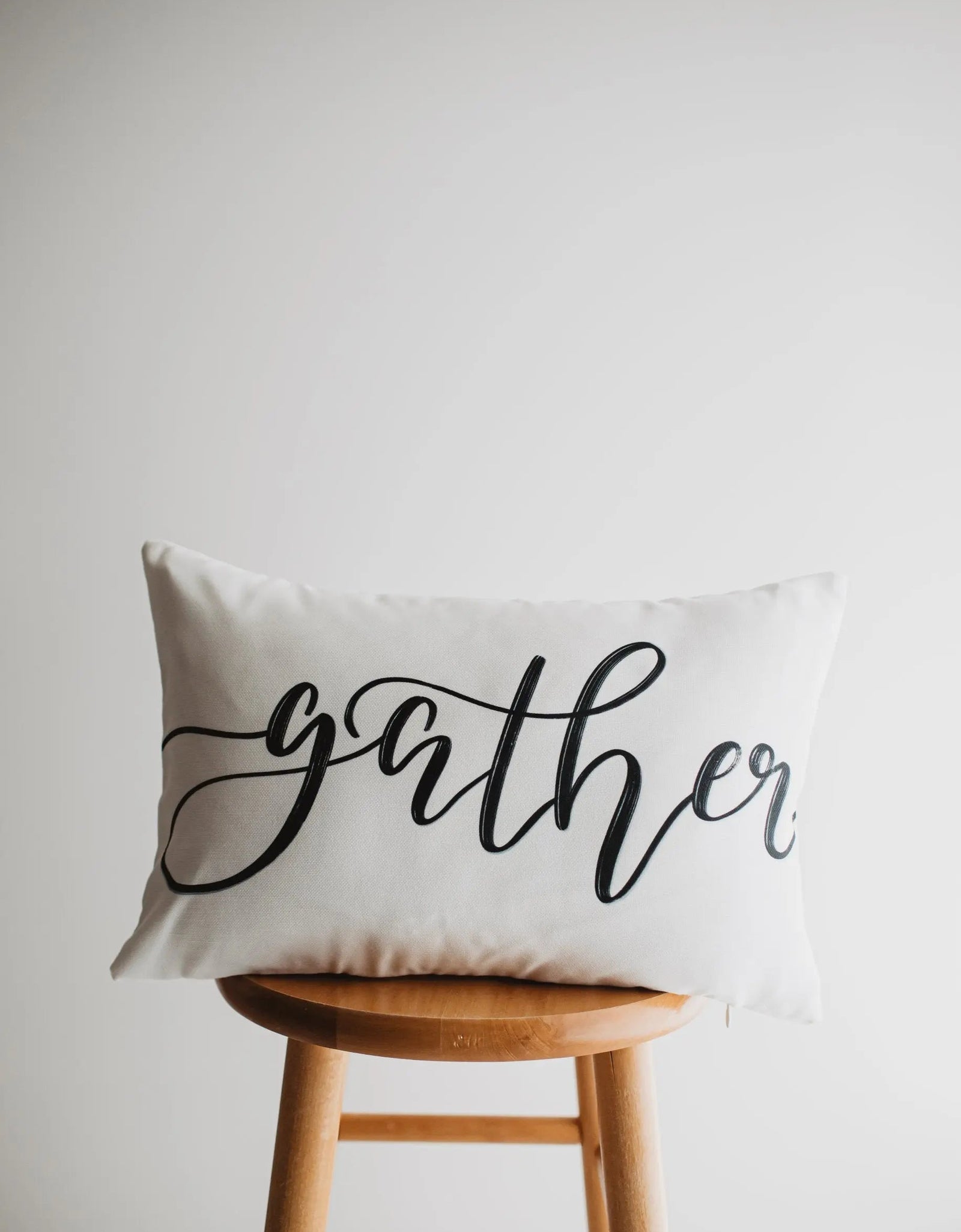 Gather Lumbar Pillow | Pillow Cover 18 x 12 | Primitive Decor | Fall Decor | Room Decor | Decorative Pillows | Gift for her | Sofa Pillows by UniikPillows