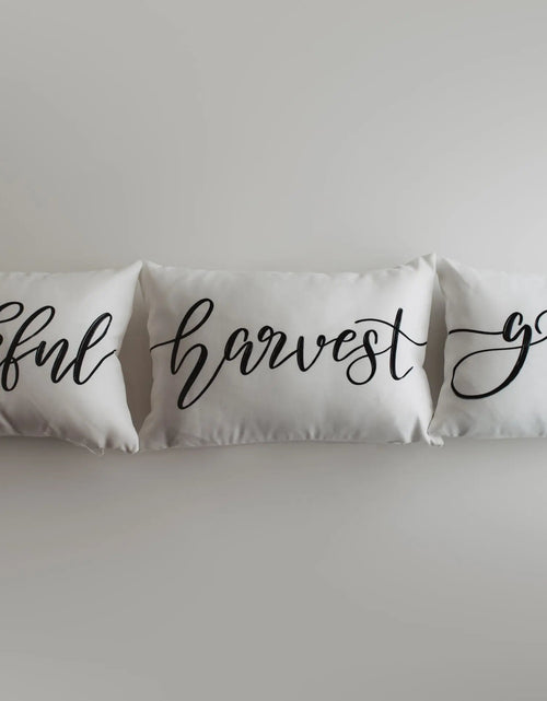 Load image into Gallery viewer, Gather Lumbar Pillow | Pillow Cover 18 x 12 | Primitive Decor | Fall Decor | Room Decor | Decorative Pillows | Gift for her | Sofa Pillows by UniikPillows
