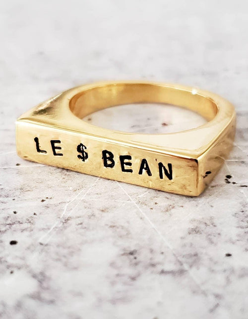 Load image into Gallery viewer, Gay All Day &amp; Le Dollar Bean Ring by Salt and Sparkle
