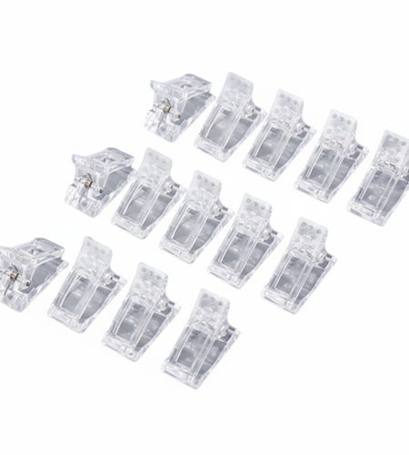 10 PCS Nail Tips Clip Quick Building Poly Builder Gel DIY Extension Clamp Clips