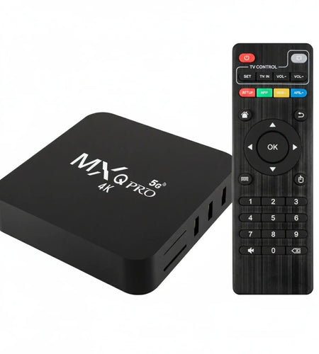 MXQ Pro 4K Ultra HD 64Bit Wifi Android 7.1 Quad Core Smart TV Box Media Player