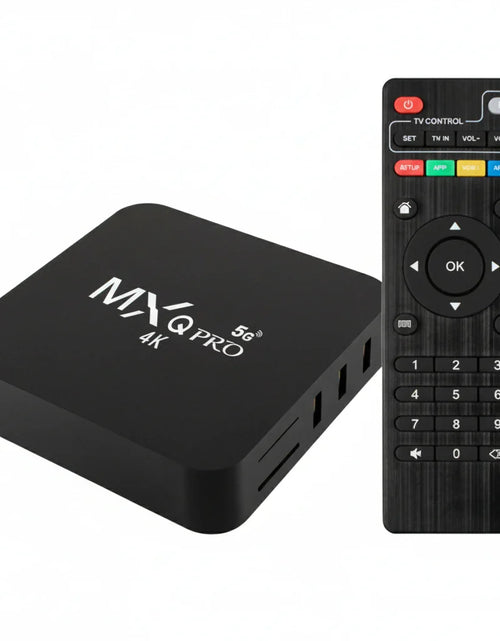 Load image into Gallery viewer, MXQ Pro 4K Ultra HD 64Bit Wifi Android 7.1 Quad Core Smart TV Box Media Player
