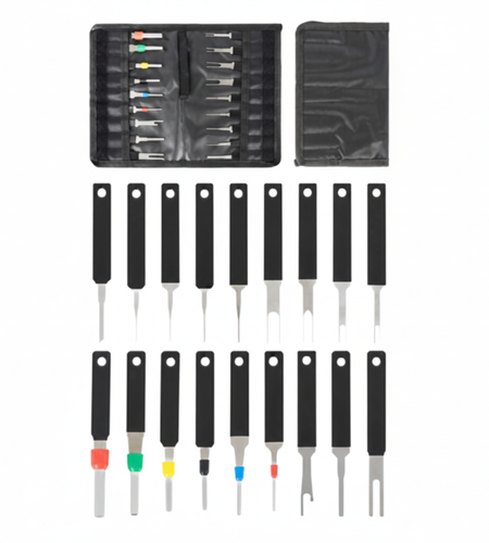 18Pcs Heavy Duty Thick Car Terminal Removal Kit Wire Connector Pin Release Tool