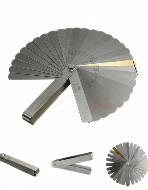 Load image into Gallery viewer, 32 Blade Feeler Gauge Dual Reading Combination Feeler Gauge Metric &amp; SAE US NEW
