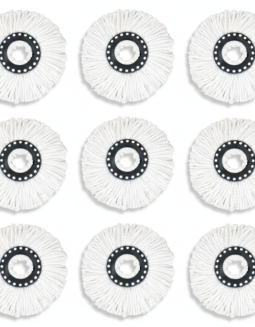 Load image into Gallery viewer, 6 Pack Replacement Microfiber Mop Head Refill 360° Spin Easy Cleaning For Mop
