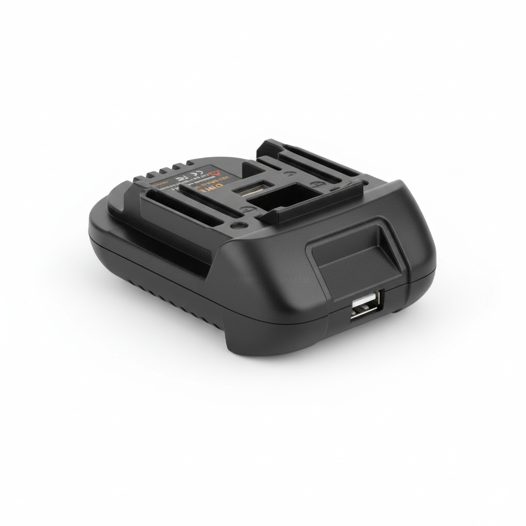USB Battery Adapter Converter For 20V DEWALT Milwaukee M18 Convert To Makita 18V