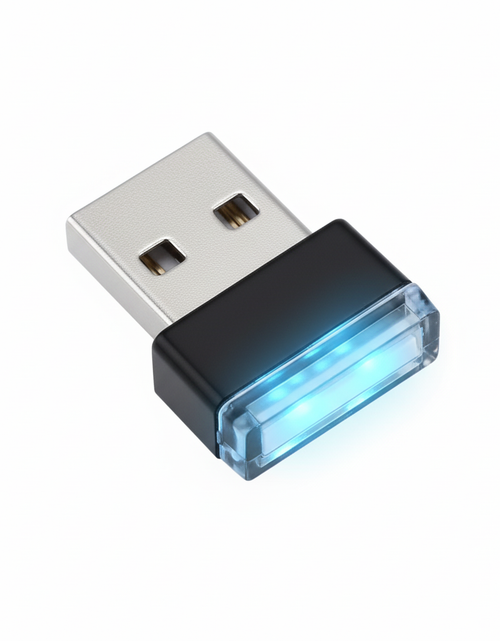 Load image into Gallery viewer, 3x Mini Blue LED USB Car Interior Light Neon Atmosphere Ambient Lamp Accessories
