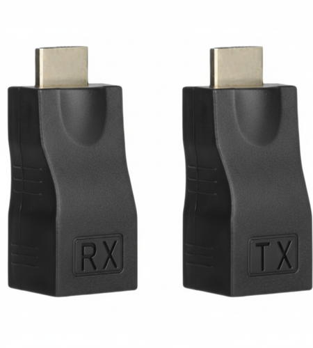 4K 1080P HDMI Extender to RJ45 Over Cat 5e/6 Network LAN Ethernet Adapter 2PCS