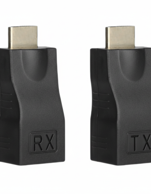 Load image into Gallery viewer, 4K 1080P HDMI Extender to RJ45 Over Cat 5e/6 Network LAN Ethernet Adapter 2PCS
