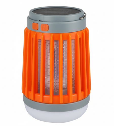 Solar USB Mosquito Killer Light Electronic Fly Bug Insect Zapper Trap Pest Lamp