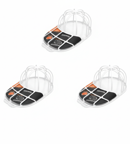 3 Pack Hat Washer Baseball Cap Cleaner Machine Washing Cage Holder Frame Net New