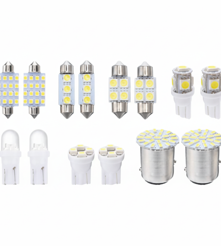 14Pcs T10 36mm LED Interior Car Accessories Kit Map Dome License Plate Lights