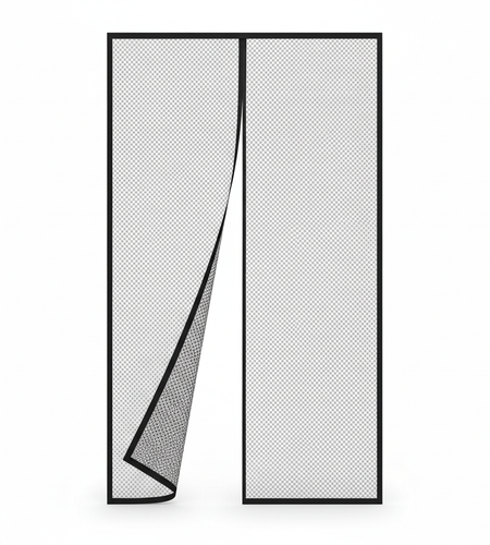 Magnetic Screen Door Mesh Curtain Durable Heavy Duty Mosquito Net Bug Hands Free