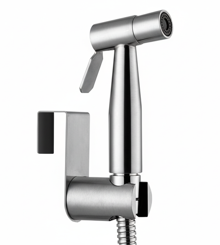 Toilet Shattaf Adapter Hose Bidet Spray Stainless Steel Handheld Shower Head US