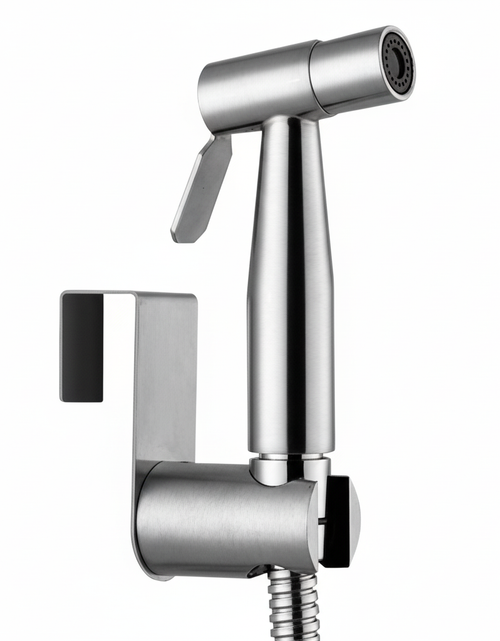 Load image into Gallery viewer, Toilet Shattaf Adapter Hose Bidet Spray Stainless Steel Handheld Shower Head US
