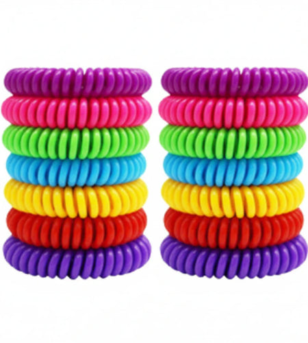 24 Pack Anti Bug Insect Pest Repellent Bracelet Wrist Band Natural Protection US
