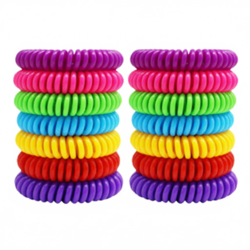 24 Pack Anti Bug Insect Pest Repellent Bracelet Wrist Band Natural Protection US