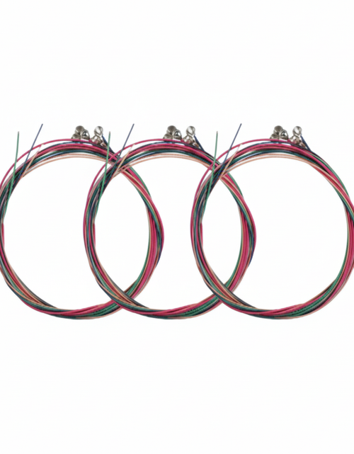 Load image into Gallery viewer, 3 Sets of 6 Guitar Strings Replacement Steel String For Acoustic Guitar 1st-6th
