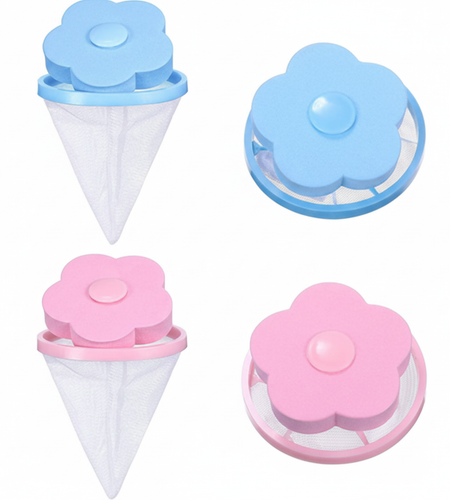 2 Pcs Floating Pet Fur Catcher Laundry Lint Pet Hair Remover For Washing Machine