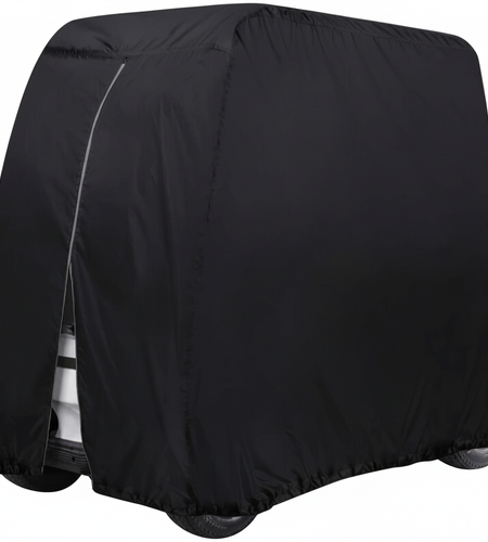Waterproof Golf Cart Cover Zipper 4 Passenger EZ GO Club Car Yamaha Elastic Hem