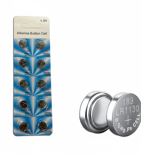 10 PCS LR1130 AG10 389 Alkaline Battery 1.5V Button Cell for Watch Calculator US