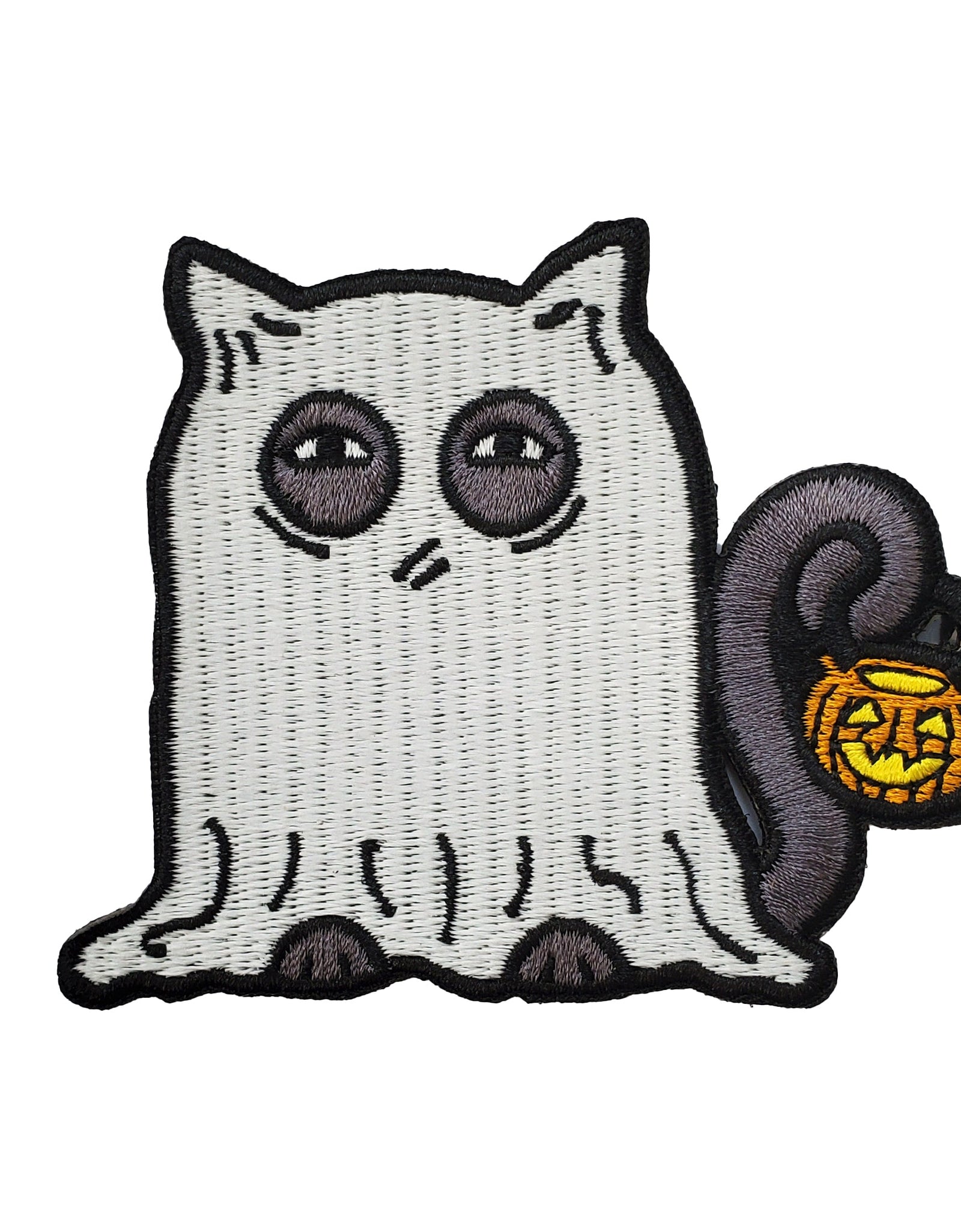Glowing Ghost Cat Patch by Kolorspun