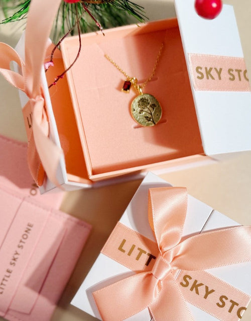 Load image into Gallery viewer, Tag Initial Necklace by Little Sky Stone
