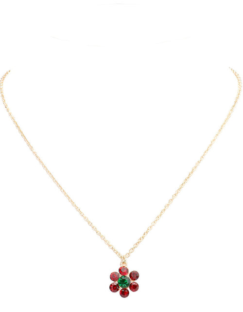 Load image into Gallery viewer, Bubble Stone Flower Pendant Necklace by Madeline Love
