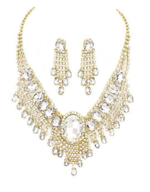Load image into Gallery viewer, Glass Stone Ephemeral Wings Necklace by Madeline Love
