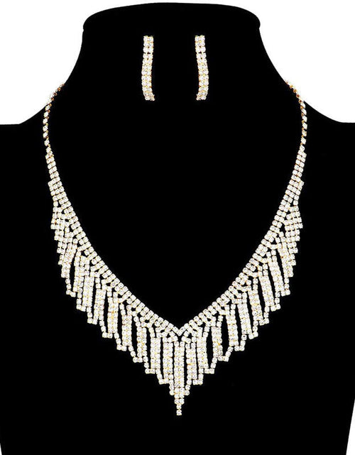 Load image into Gallery viewer, Rhinestone Pave Collar Necklace by Madeline Love

