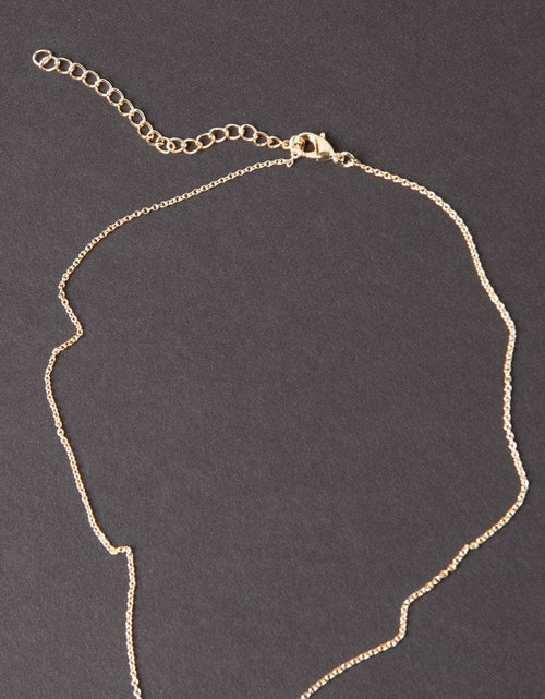 Load image into Gallery viewer, Rainbow Moonstone Crystal Point Necklace by Tiny Rituals
