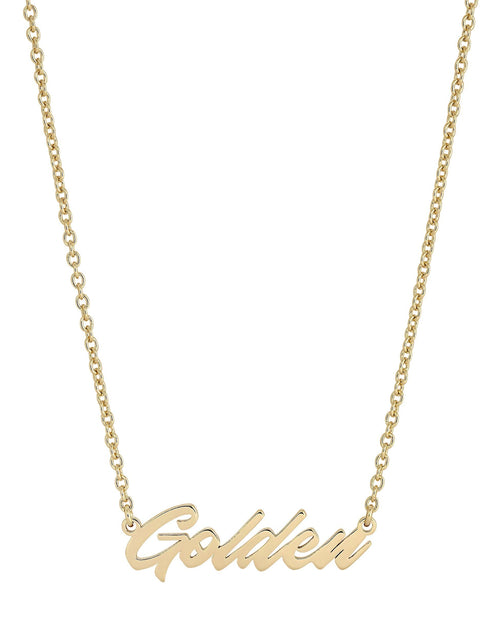 Load image into Gallery viewer, Golden Necklace by eklexic jewelry
