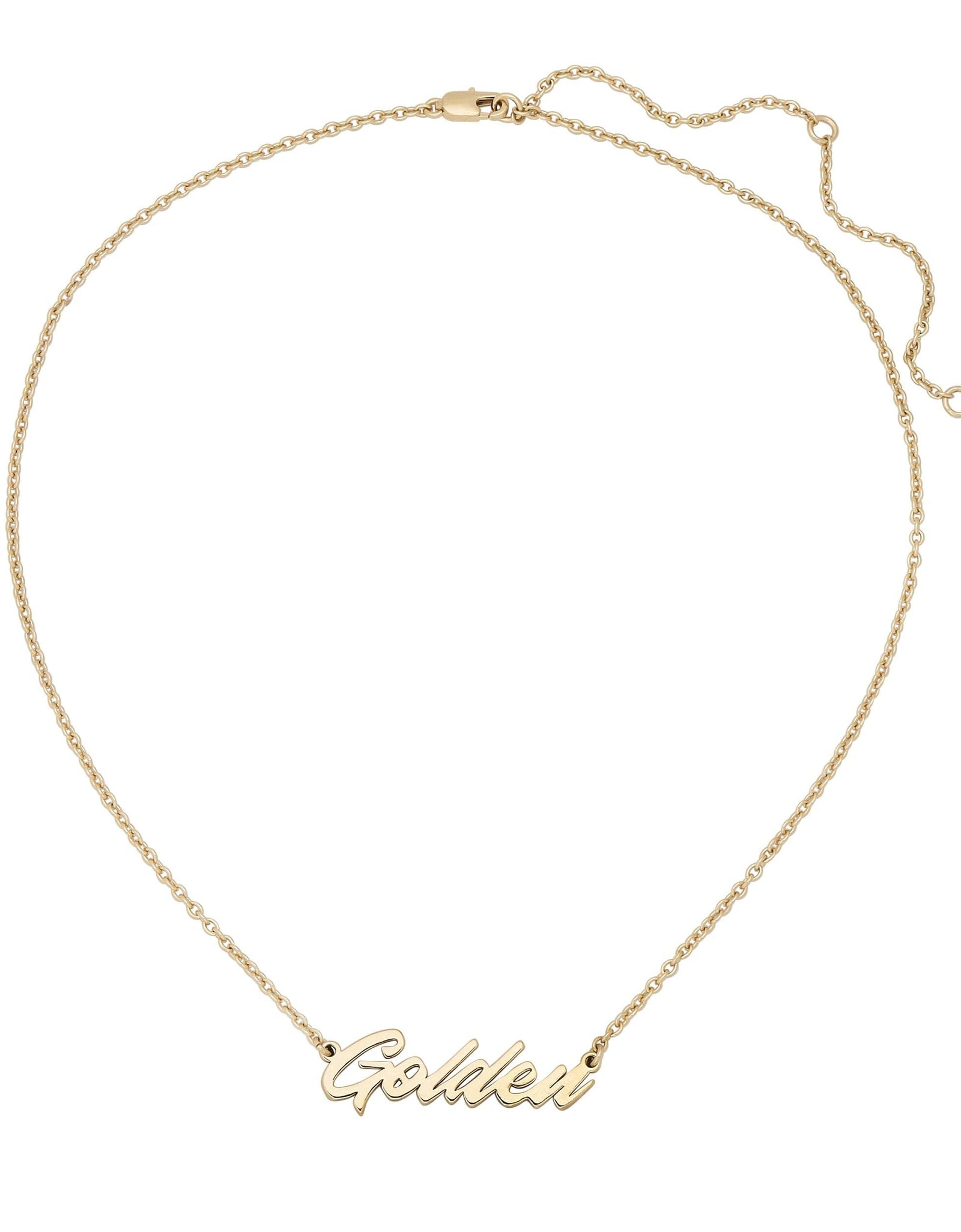 Golden Necklace by eklexic jewelry