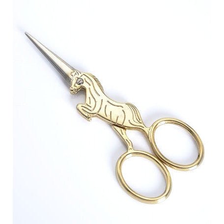 Golden Unicorn Mini Scissors | Embroidery Size 4" by The Bullish Store