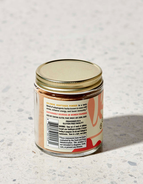 Load image into Gallery viewer, Adaptogen Stress Support Powder Jar by Goldmine Adaptogens

