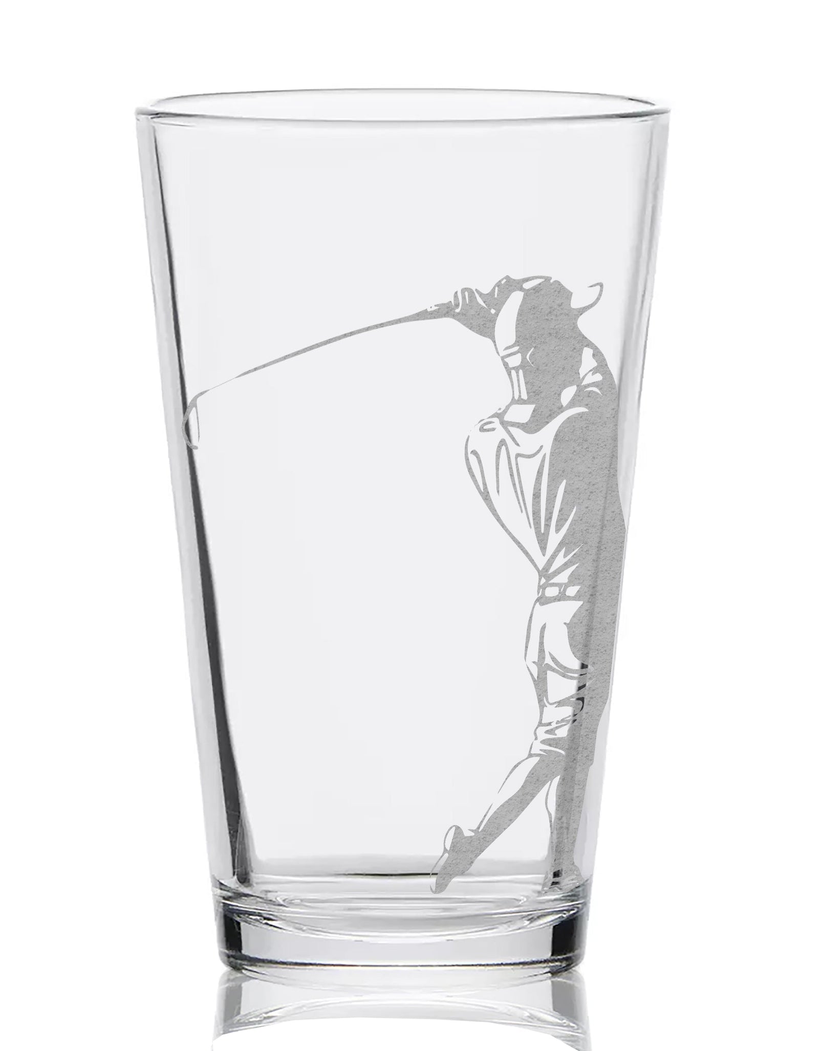 GOLF Pint Glasses by LumEngrave