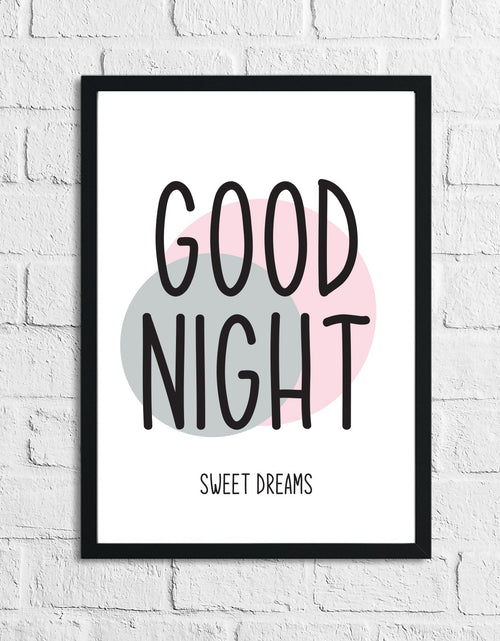 Load image into Gallery viewer, Goodnight Sweet Dreams 2 Children's Teenager Room Wall Decor Print by WinsterCreations™ Official Store
