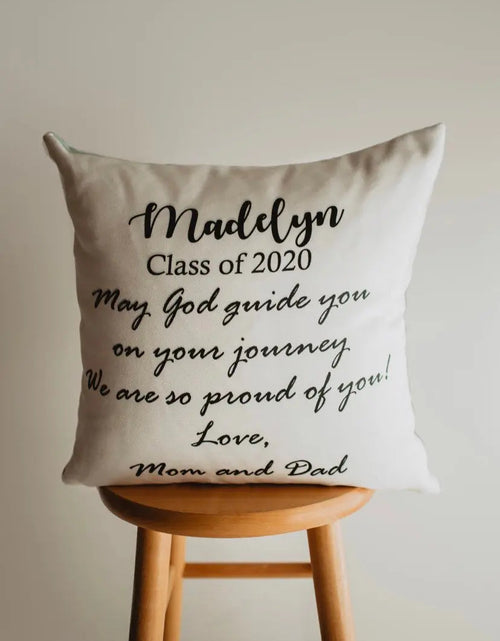 Load image into Gallery viewer, Graduation Gift | Graduation | Personalized Gifts | Personalized Decor | Custom Photo Gifts | Photo Gifts | Throw Pillow | Pillow | Custom by UniikPillows
