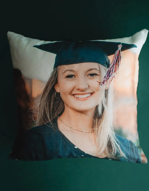 Load image into Gallery viewer, Graduation Gift | Graduation | Personalized Gifts | Personalized Decor | Custom Photo Gifts | Photo Gifts | Throw Pillow | Pillow | Custom by UniikPillows
