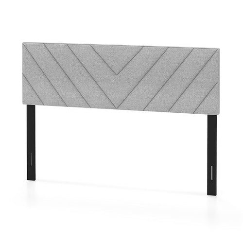 Load image into Gallery viewer, Linen Upholstered Headboard for Full and Queen Size Bed Frames-Gray

