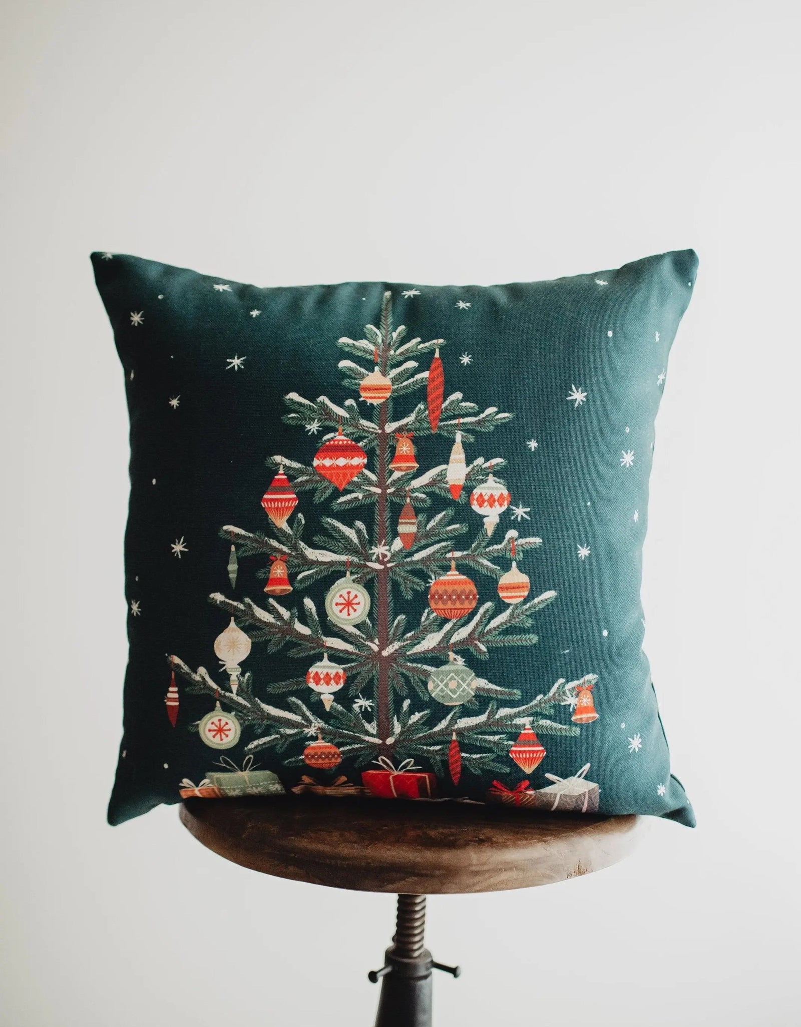 Green Nordic Pine Christmas Tree | Pillow Cover | Personalized Gift | Rustic Christmas Decor | Best Friend Christmas Gift | Christmas Gift by UniikPillows
