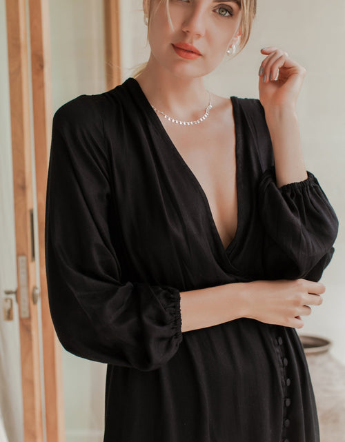 Load image into Gallery viewer, Greta Long Sleeve Midi Dress by ELF
